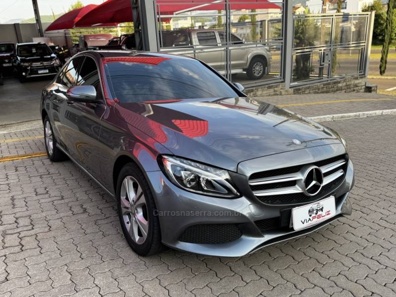 MERCEDES-BENZ - C 180 - 2017/2017 - Cinza - R$ 116.990,00